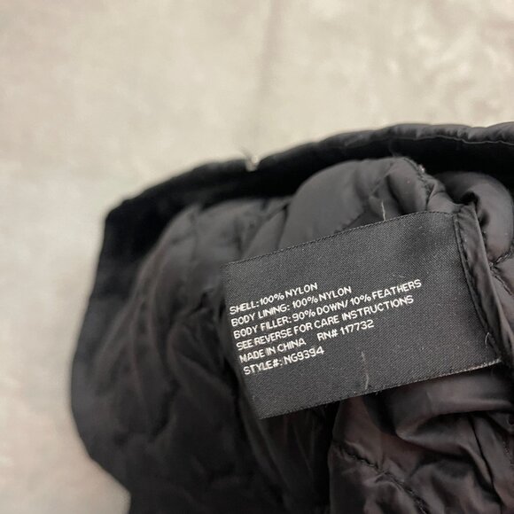 Gerry Down Puffer Vest Women's XL Black Lightweight Full Zip Packable - Picture 6 of 8